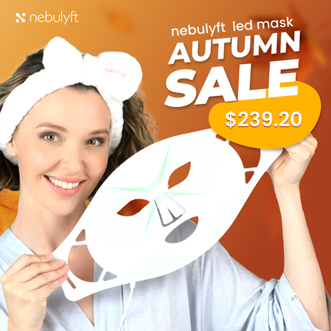 Nebulyft LED Face Mask Light Therapy Device + Nebulyft Facial Mask