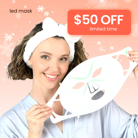 nebulyft LED Face Mask Light Therapy Device + Nebulyft Facial Mask