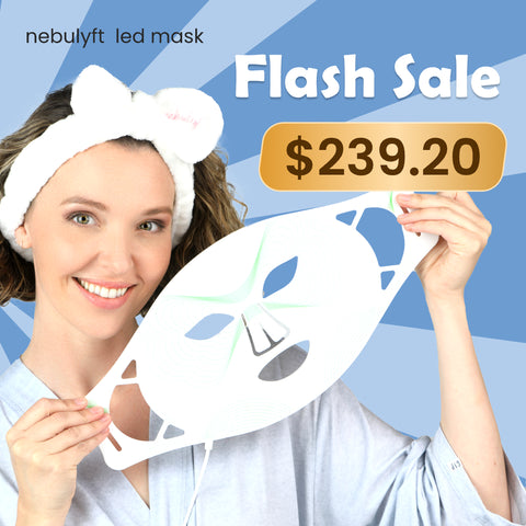 Nebulyft LED Face Mask Light Therapy Device + Nebulyft Facial Mask