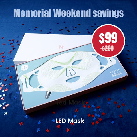 nebulyft LED Face Mask Light Therapy Device + Nebulyft Facial Mask