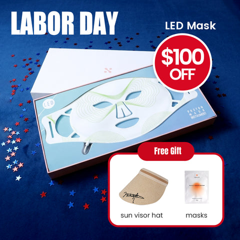 nebulyft LED Face Mask Light Therapy Device + Nebulyft Facial Mask