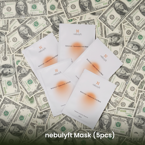 nebulyft Botanical + Hyaluronic Acid Mask (5pcs) - nebulyft